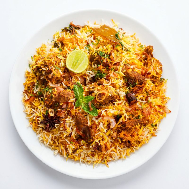 Hyderabadi Goat Dum Biryani
